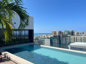 Apto moderno com vista para o mar da Jatiúca